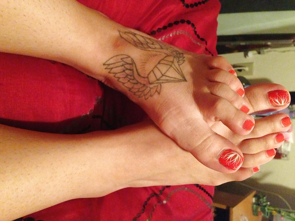 6P Exotic Asian Orange Toes