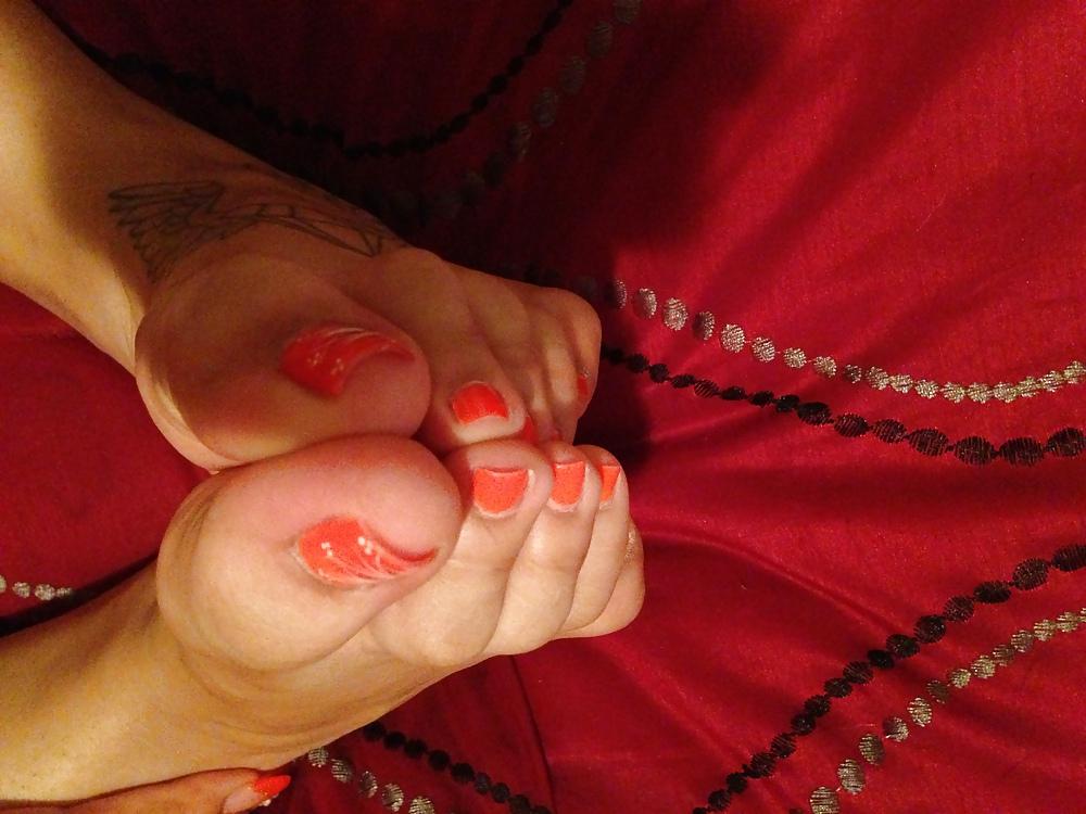 6P Exotic Asian Orange Toes