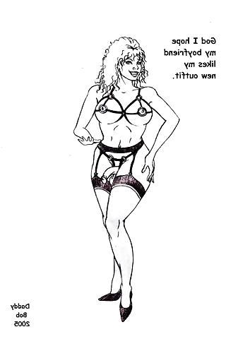 19P Mom and sissy drawings