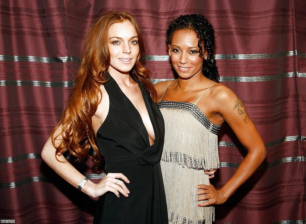 11P Mel B vs. Lindsey Lohan-Celebrity MILFS
