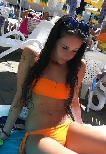 24P Stunning italian bikini teen Michelle Ferrante