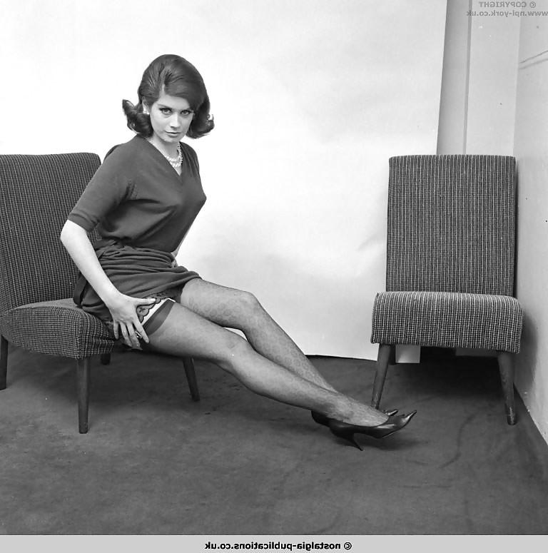 19P Vintage stockings and stilettoes