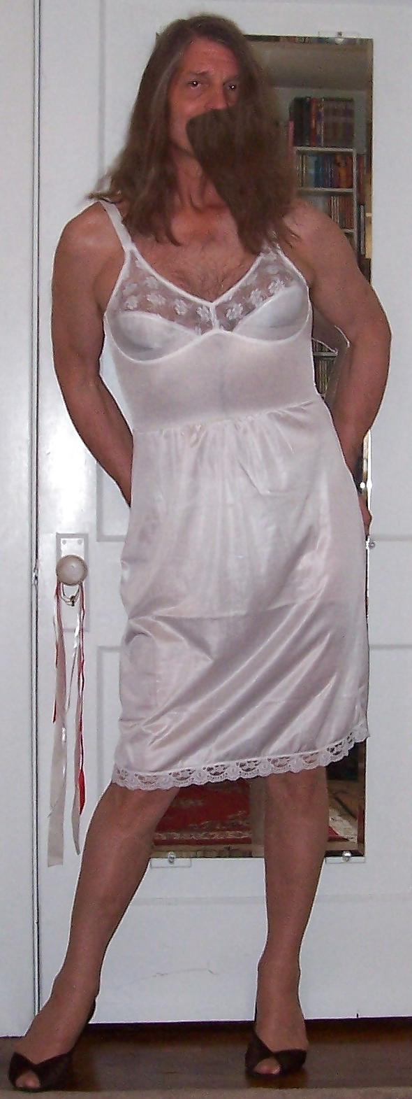 11P Crossdressing: White Slip