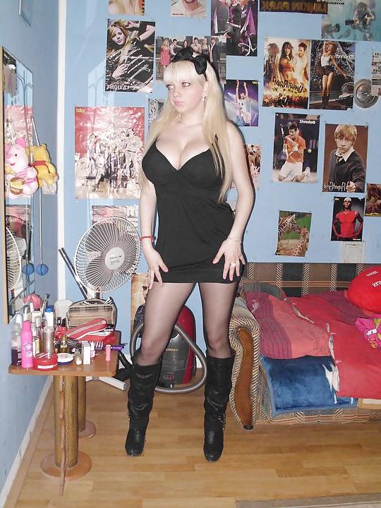 25P Big tits blonde Polish slag whore