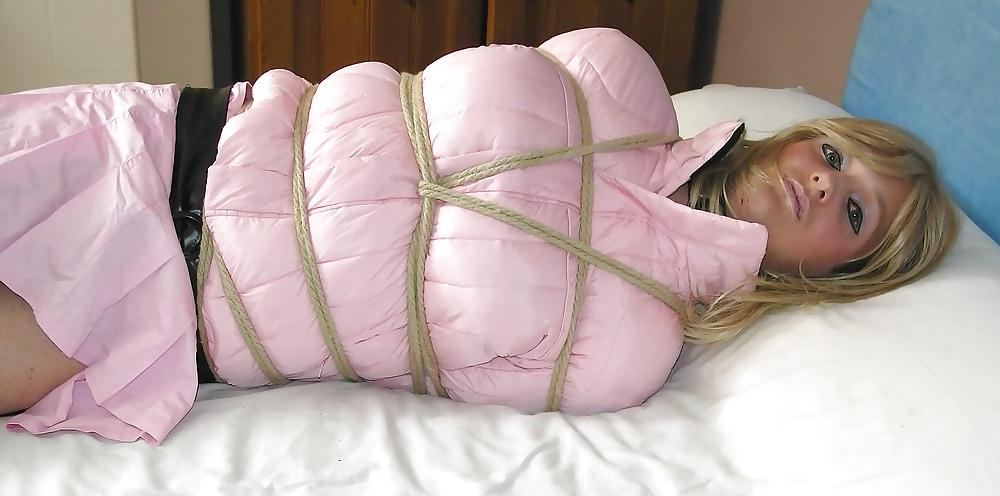14P Sissy boy in pink gets bound and gagged 