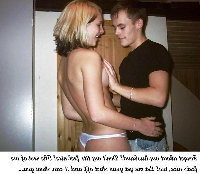 25P Cuckold captions -- wife goes out