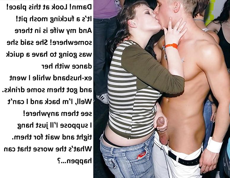 25P Cuckold captions -- wife goes out
