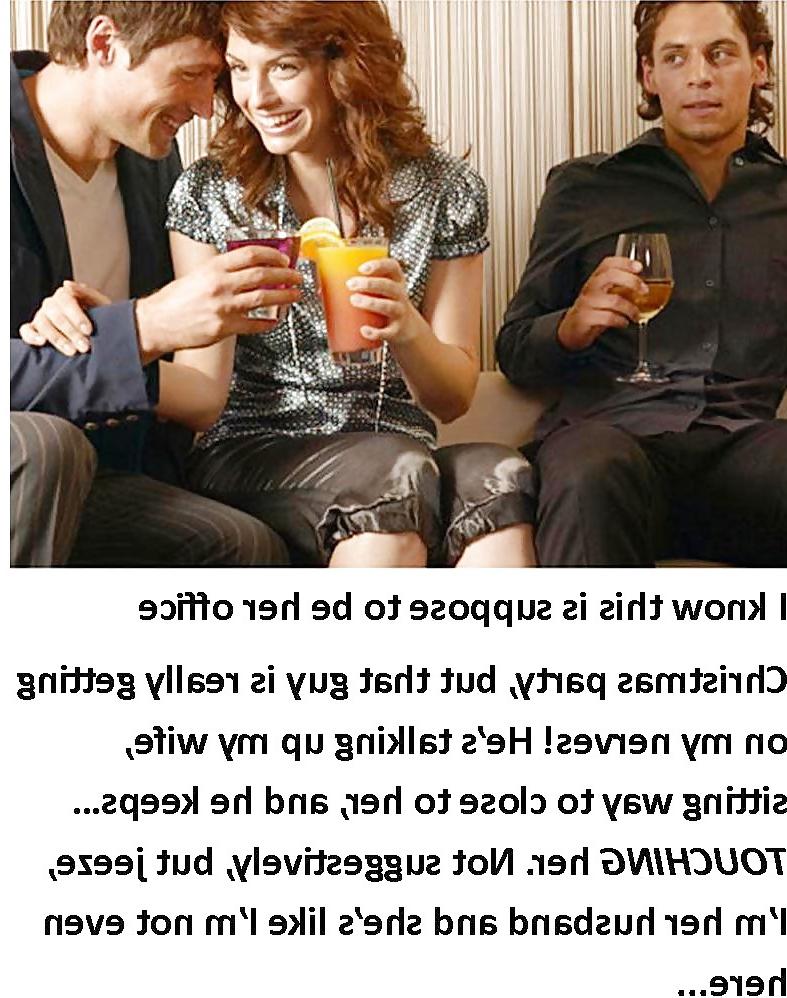 25P Cuckold captions -- wife goes out