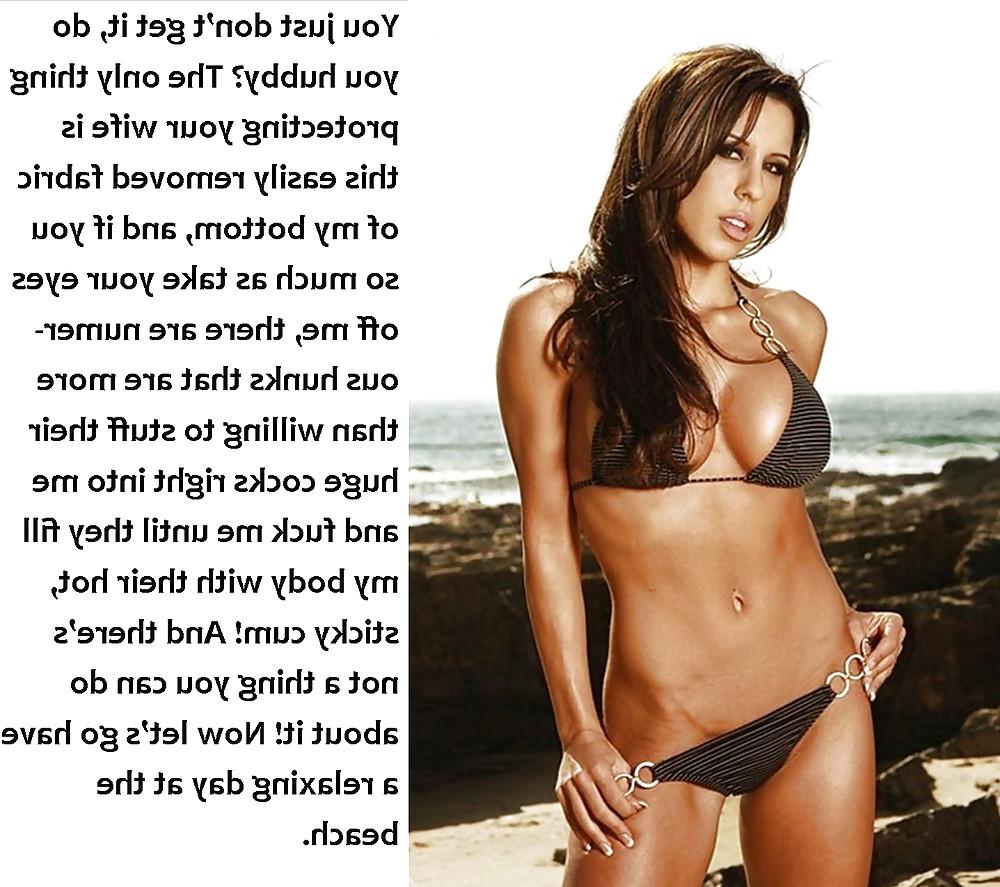 25P Cuckold captions -- wife goes out