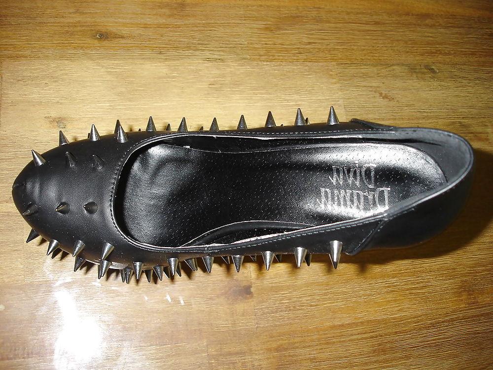10P Kristinas Extreme High Heels , Nieten