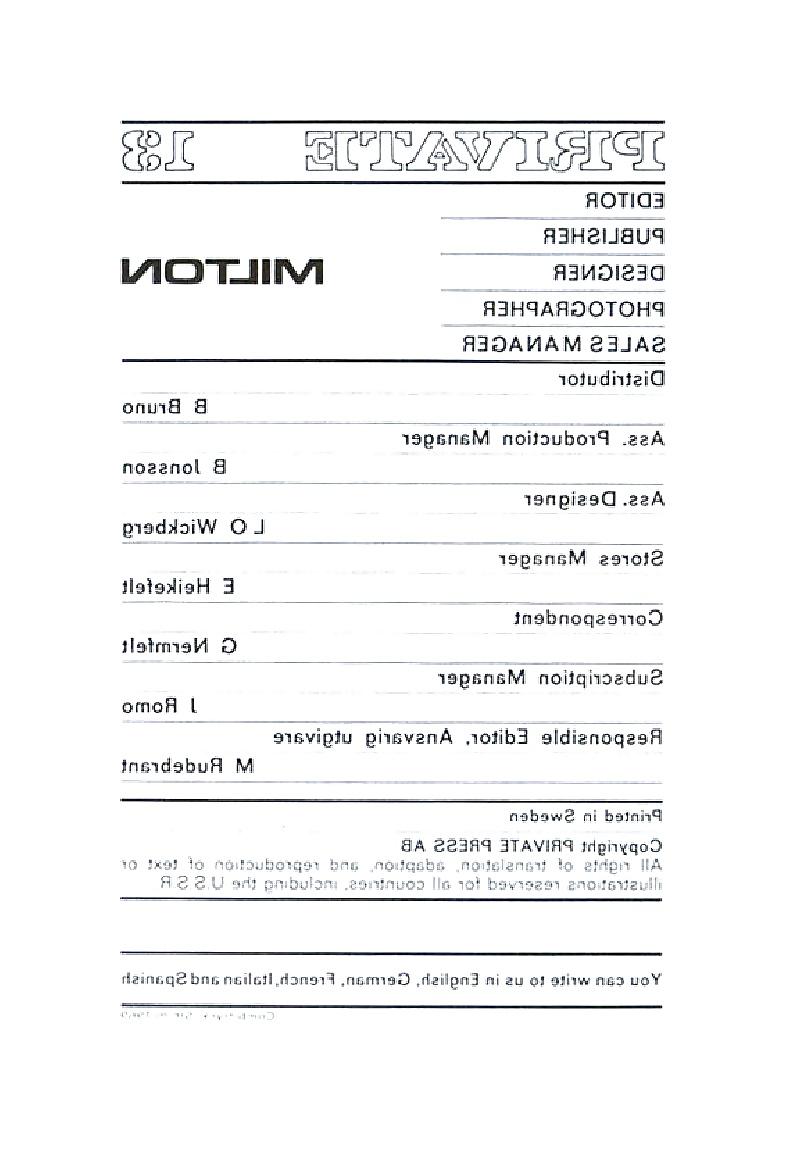 25P PRIVATE  #13 (Vintage Mag)