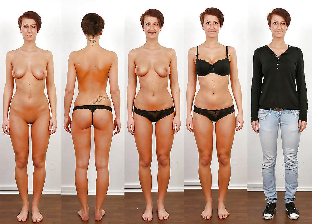 25P Polish Sluts - Dressed vs Undressed