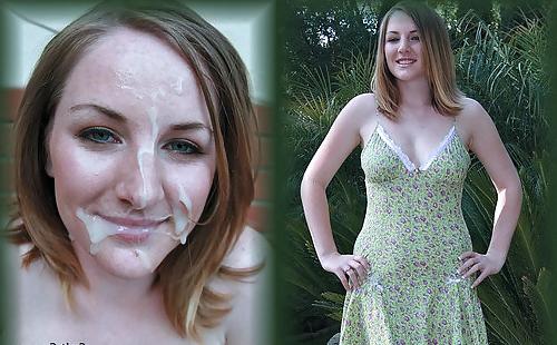 24P Before and after facials and cumshots.