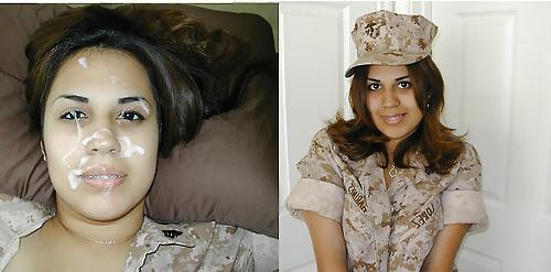 24P Before and after facials and cumshots.