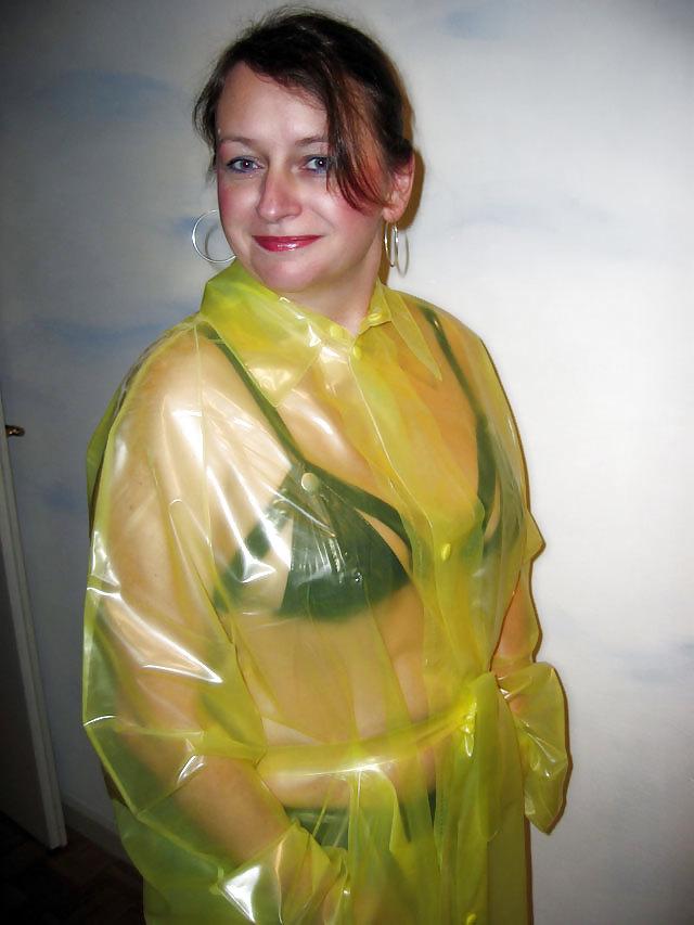 19P MILF in Plastic Raincoat