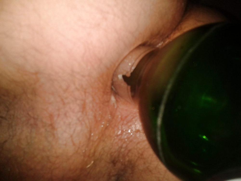 7P Flasche im Arsch.. Bottle in Ass