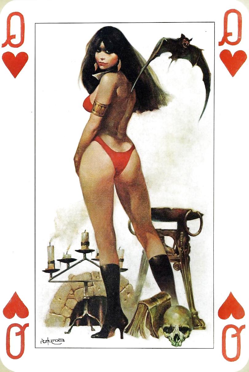 25P Playing Cards - Queen of Hearts