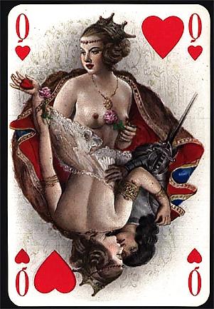 25P Playing Cards - Queen of Hearts