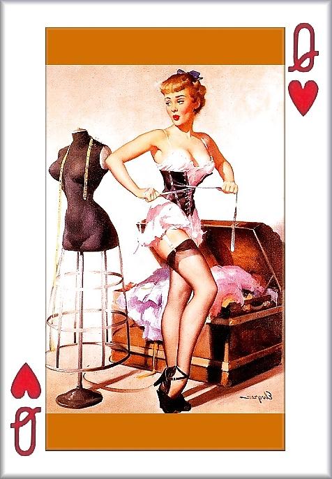 25P Playing Cards - Queen of Hearts