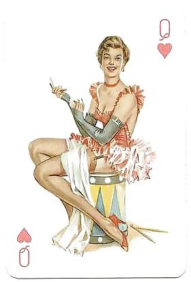 25P Playing Cards - Queen of Hearts