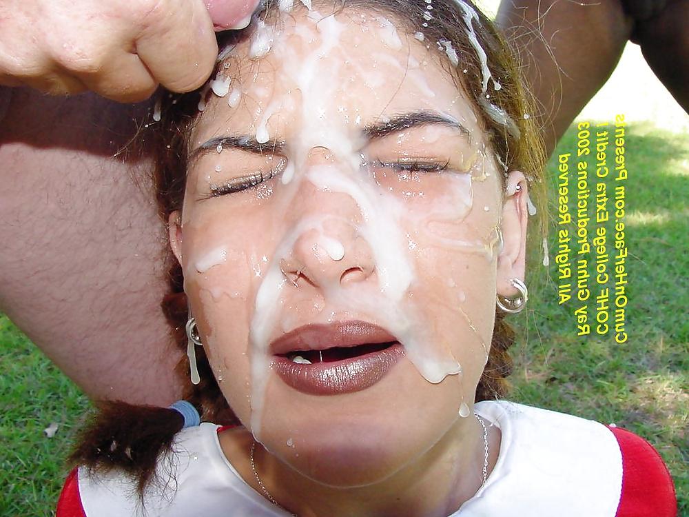 25P CUM ON HER FACE COLLEGE EXTRA CREDIT