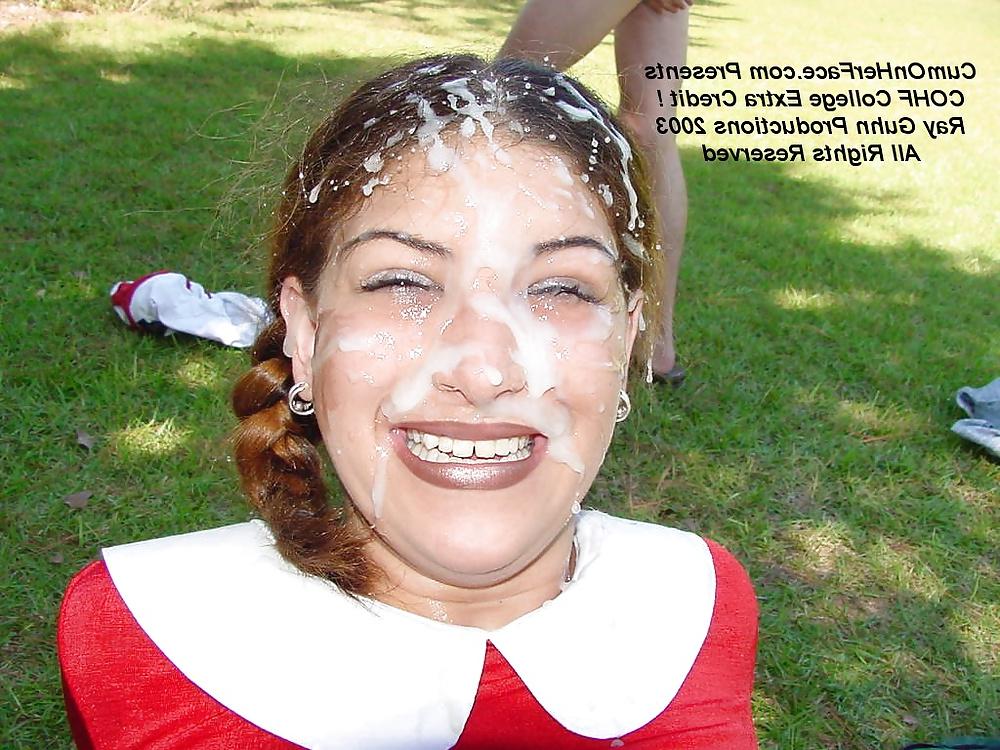 25P CUM ON HER FACE COLLEGE EXTRA CREDIT