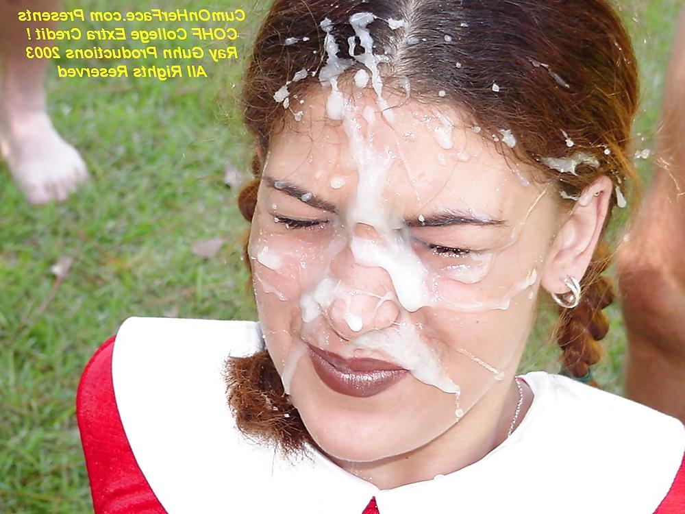 25P CUM ON HER FACE COLLEGE EXTRA CREDIT