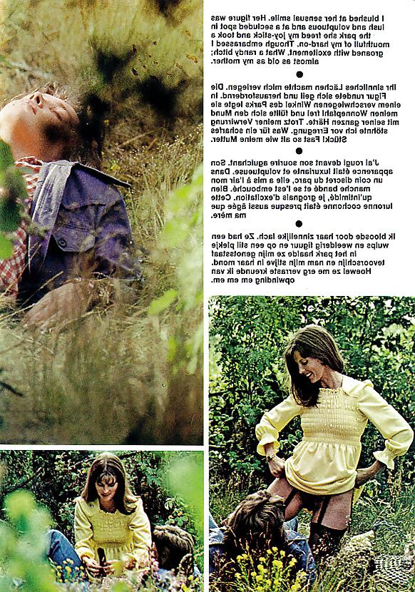 12P Vintage Pretty Brunette Anna