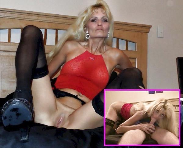 14P Mature blonde wife mom slut blowjobs milf faical cumshots