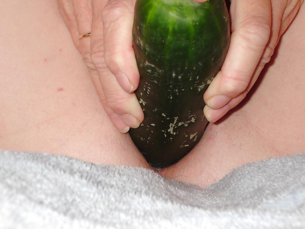 14P Wife with a cucumber