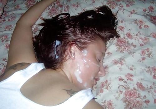 25P Cum in her hair