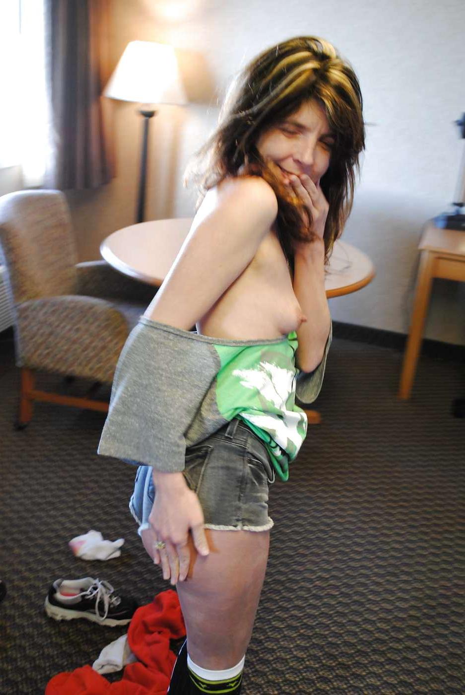 25P Big Hard Nipples And A Tight Little Ass In Shorts