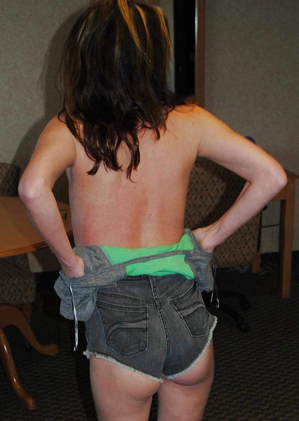 25P Big Hard Nipples And A Tight Little Ass In Shorts