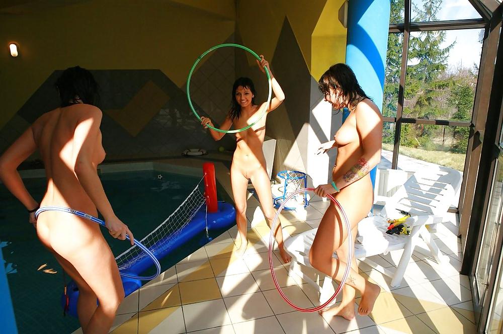 25P Girls in the pool