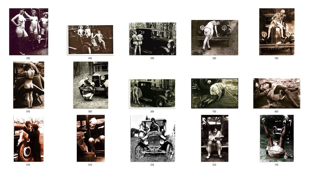 16P Vintage lady's & Cars-num-001