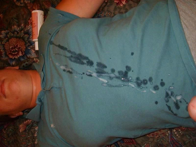 25P Cum on clothes 6