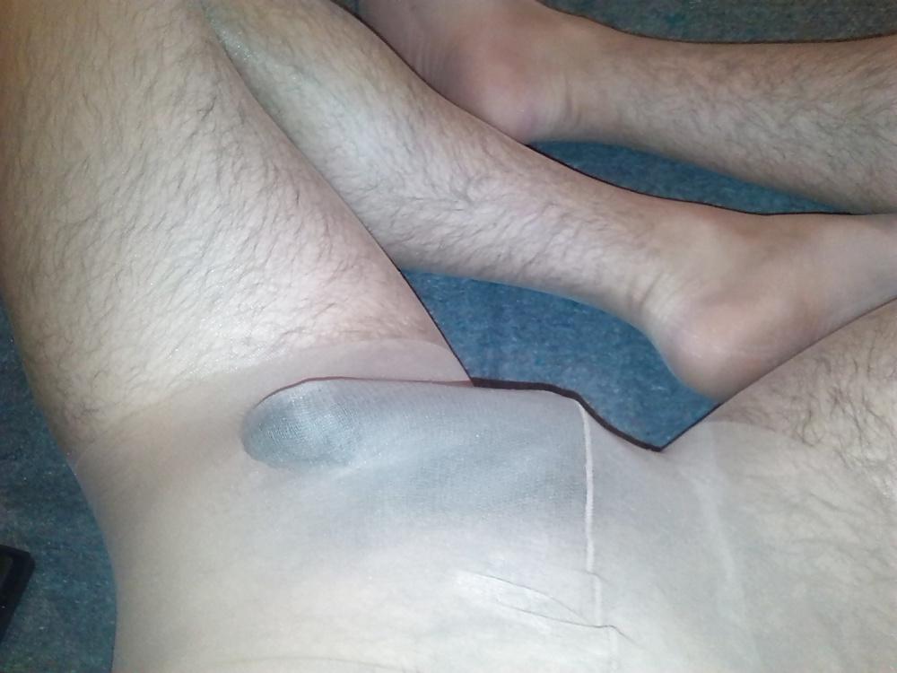 13P Me in tan and black pantyhose. For cluxuk nad nylondguy