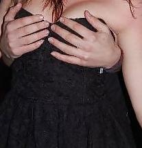 25P Danish teens-199-200-party suck on bottle cleavage costume 