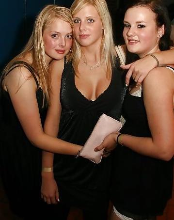 25P Danish teens-199-200-party suck on bottle cleavage costume 