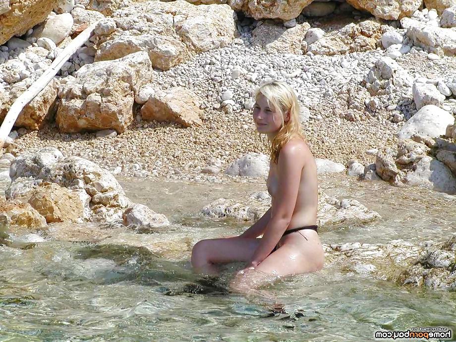 8P Sunbathing completely naked