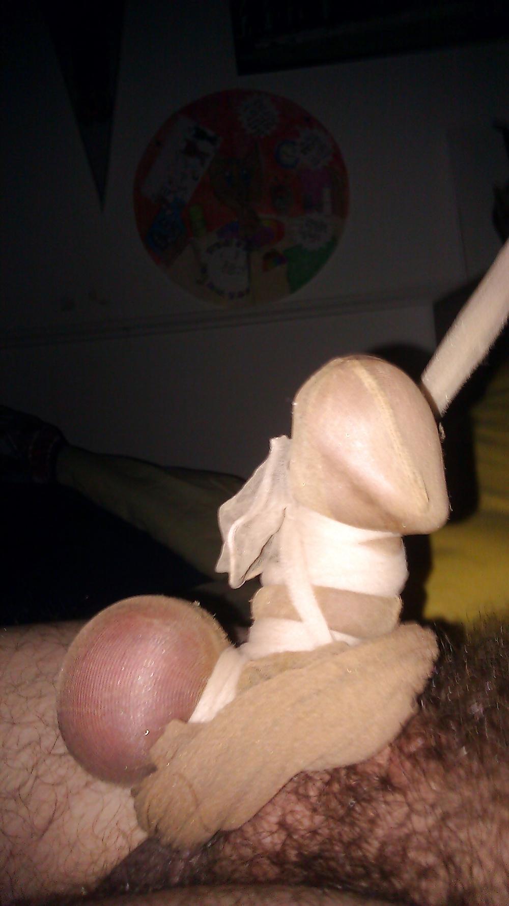 12P My Cock, Balls and Feet Bound in Pantyhose I
