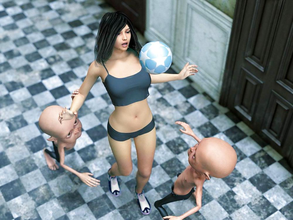 25P Football with aliens