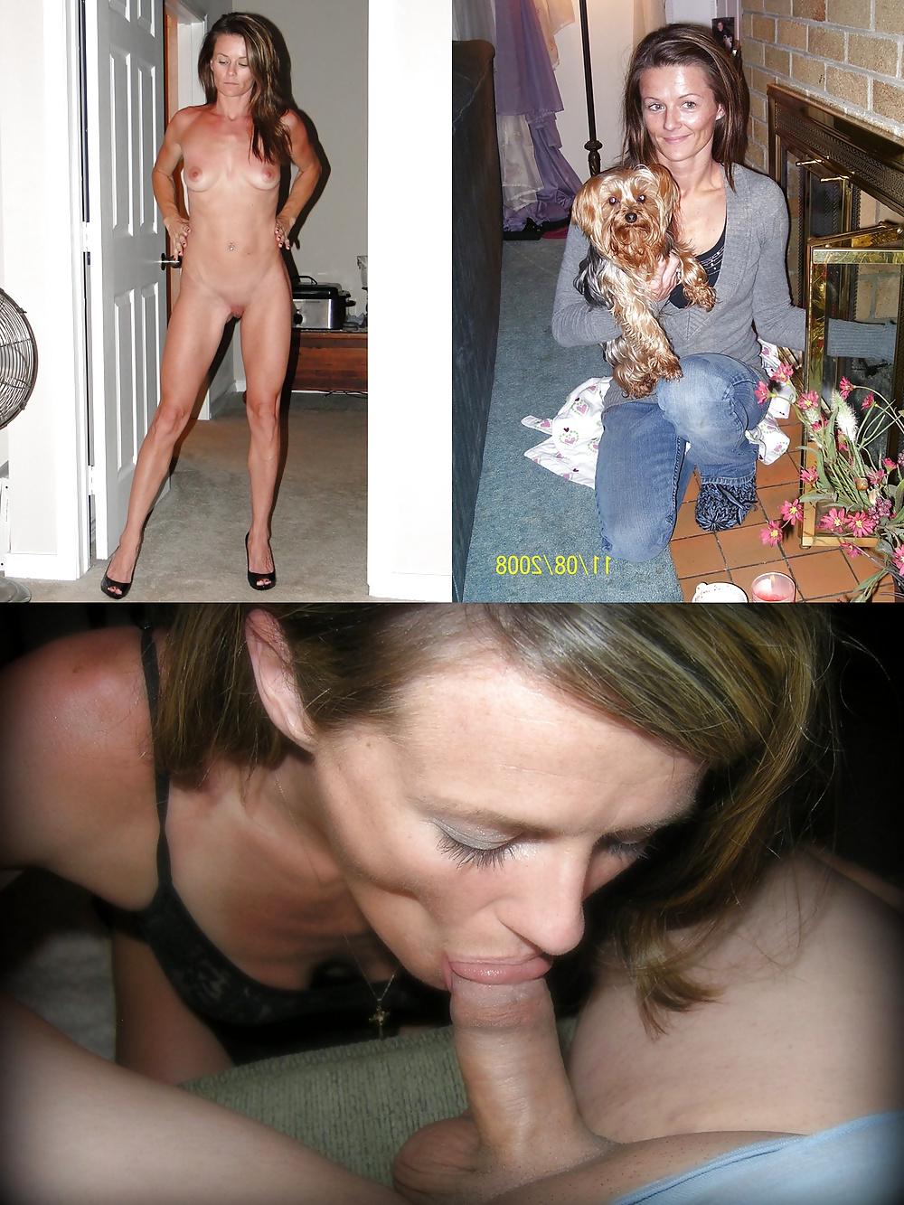 25P Amateurs Exposed Dressed Undressed AND Sucking Cock!