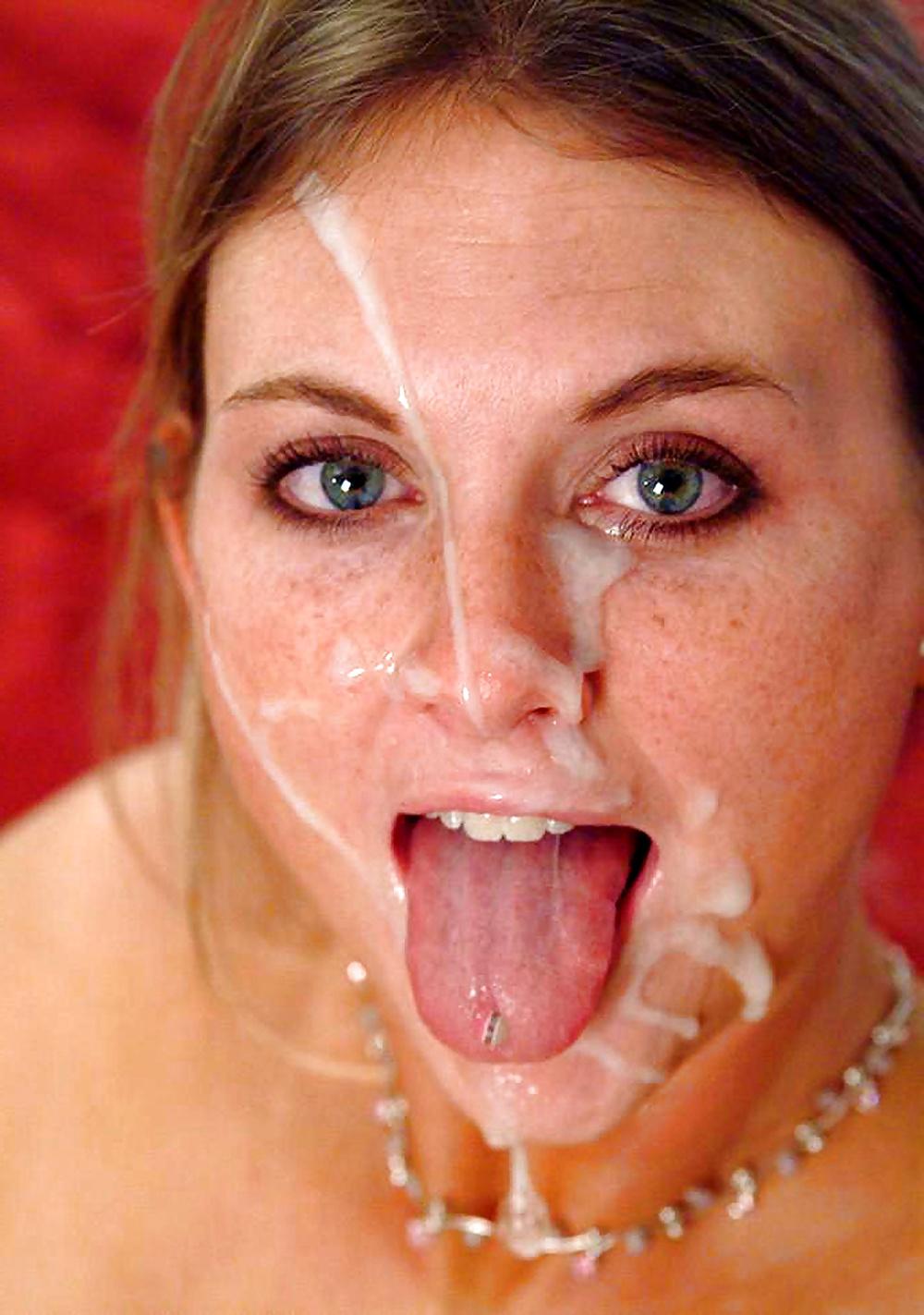 25P Facial MIX - Sluts Covered With Cum