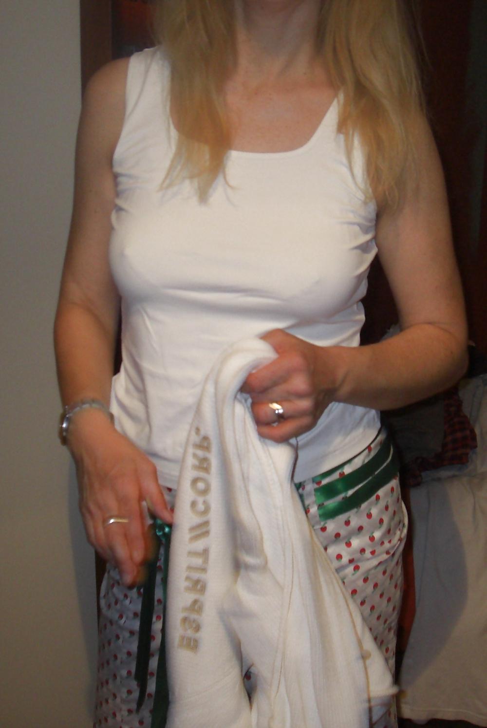 25P Saggy tits and hard nipples collection of my mature GF