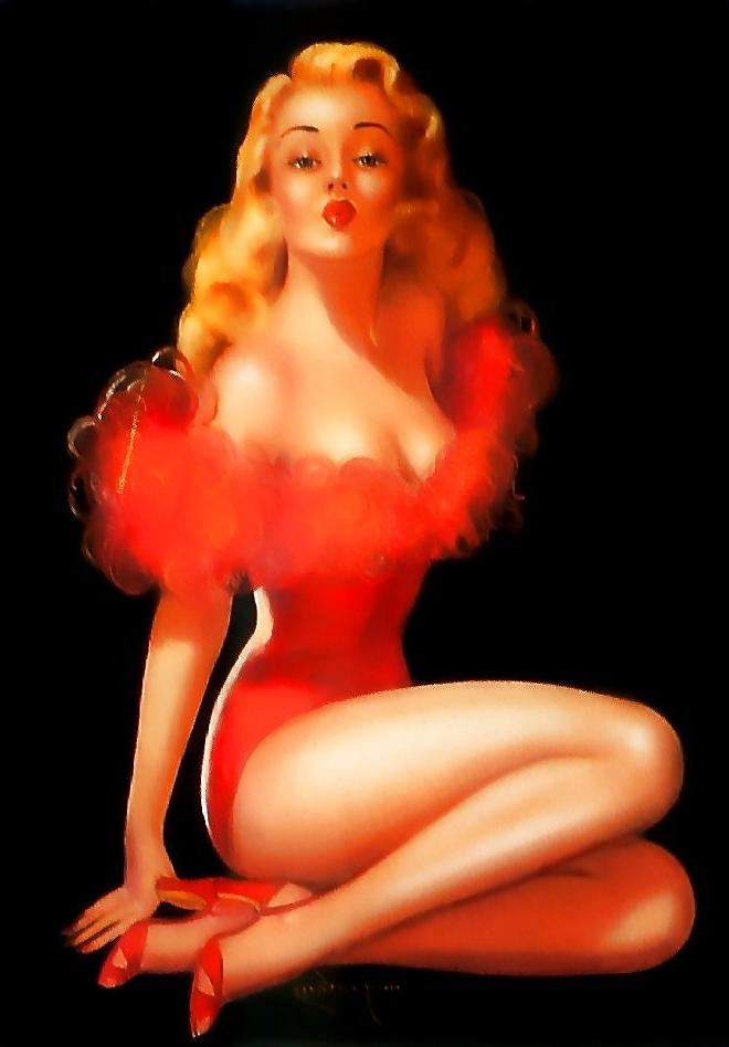 25P Vintage Pinups Billy De Vorss