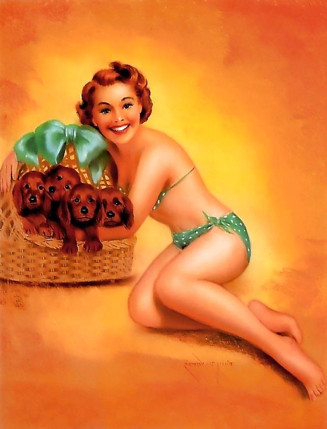 25P Vintage Pinups Billy De Vorss