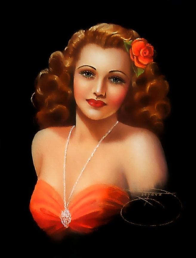 25P Vintage Pinups Billy De Vorss