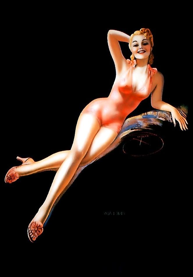 25P Vintage Pinups Billy De Vorss