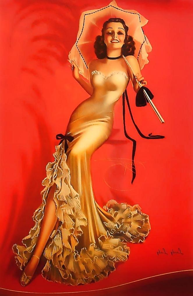 25P Vintage Pinups Billy De Vorss